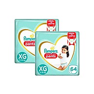 Fraldas Pampers XG: Kit 128 Unidades Premium Care Pants - imagem 1