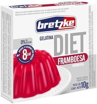 Bretzke Gelatina Diet em Pó Framboesa 10g - imagem 1