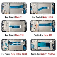 Peça Frontal Redmi Note: Aro LCD e Frame - imagem 3