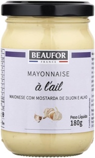 Maionese com Alho e Mostarda Dijon Beaufor Francesa 180g - imagem 1