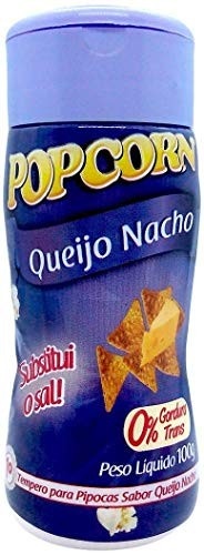 Temperos P/ Pipoca Popcorn Cx 12 Frascos. 6 Frango Assado - 6 Queijo Nacho - imagem 2