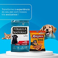 Kit Ração Fórmula Natural Life + Bifinhos Magnus Frango - imagem 2