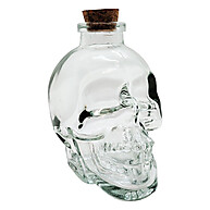 Frasco Caveira Transparente 250ml - Rizzo - imagem 1