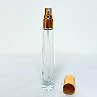 Frasco de Vidro 10ml com Spray Ouro - Rizzo - imagem 1