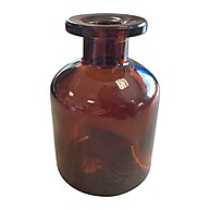 Frasco de Vidro Âmbar 110ml - Proteção UV e Design Clássico - imagem 1