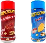Temperos P/ Pipoca Popcorn Cx 12 Frascos. 6 Calabresa - 6 Queijo - imagem 1