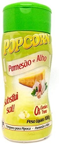 Temperos P/ Pipoca Popcorn Cx 12 Frascos. 6 Tomate e Queijo - 6 Parmesão e Alho - imagem 4