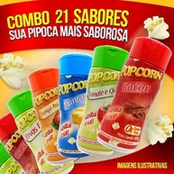 Temperos P/ Pipoca Popcorn Cx 12 Frascos. 6 Frango Assado - 6 Sal Popcorn - imagem 4