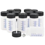 Pacote com 12 Frascos de Retoque de Tinta 60ml - Sistema à Prova de Vazamento com Pincel e Bola de Mistura - imagem 1