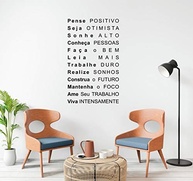 Adesivo de Parede Motivacional Frase MOD51 - 50cm x 80cm | Transforme Seu Ambiente com Inspiração Diária - imagem 2