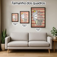 Quadro Decorativo Lado Doce com Moldura - Frases Engraçadas e Criativas para Cozinha, Sala e Quarto - imagem 3