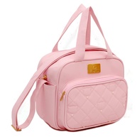 Frasqueira Térmica Maternidade Urso Rosa - Baby Nut com Detalhe em Pérolas - imagem 1