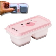 Pote de Papinha para Congelar com 2 Compartimentos 150ml - Rosa Azul BPA Free - imagem 2