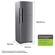 Geladeira Consul 386L Inox: Altura Flex e Frost Free - imagem 2