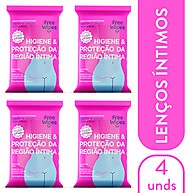 Free Wipes: Lenço Íntimo Feminino para pH Saudável - imagem 1