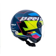 Capacete Peels Hype Freeway Aberto Azul Dark/Amarelo - Segurança e Estilo para Sua Moto - imagem 5