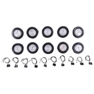 Luzes de Freio Traseiras Redondas 4 LED 5cm - Segurança e Estilo para seu Caminhão/Reboque - imagem 1