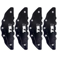 Kit 4 Capas Pinça de Freio Automotivo TSI - Design Esportivo PRETO - imagem 1