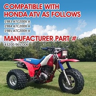 Pinça de Freio Traseiro Completa para Honda ATC200X A (1983-1985) - Qualidade OEM - imagem 3