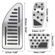 Kit Capa Pedal Freio e Acelerador Antiderrapante para Jeep Compass 2017-2021 | Segurança e Estilo - imagem 3