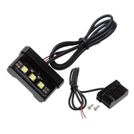 Luz de Freio LED Universal para Moto: Segurança e Estilo com Suporte de Placa Integrado - imagem 3