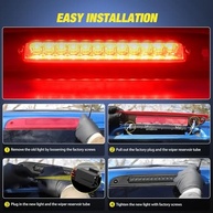 Terceira Luz de Freio LED Fumê Nilight para Ford Explorer, Escape, Mercury Mariner/Mountaineer - Segurança e Estilo - imagem 4