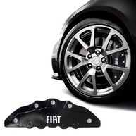 Kit 4 Capas Pinça de Freio Fiat - Design Esportivo PRETO - imagem 3