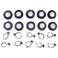 Luzes de Freio Traseiras Redondas LED Amarelas 5cm - Segurança e Estilo para seu Caminhão/Reboque - imagem 4