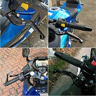 Manetes de Freio e Embreagem Universais Maso Motorcycle 22mm CNC - Preto - imagem 5