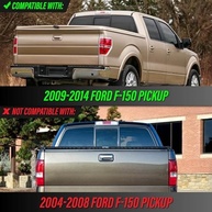 Terceira Luz de Freio LED para Ford F-150 2009-2014: Segurança e Estilo com Lente Vermelha/Transparente - imagem 3