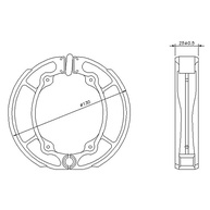 Patins de Freio Cobreq para Honda CG 150 e 125: Frenagem Segura e Durável - imagem 3