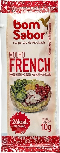 Sachê Molho French Bom Sabor 200 Unidades De 10G - imagem 1