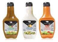 Combo Molhos Junior Salada Frascos Italian Caesar French - imagem 1