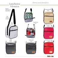 Bolsa Térmica Marmita Baby Nut Vermelha - Mantenha Refeições Frescas com Estilo - imagem 5