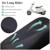 Capa de Assento de Moto/Scooter Favo de Mel Respirável 75x55cm - Conforto e Frescor - imagem 3