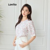 Blusa Floral Lovito: Estilo Casual e Frescor! - imagem 2