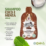 Shampoo Vegano Coco e Menta Collie: Limpeza e Frescor! - imagem 2