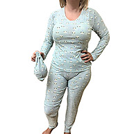 Pijama Liganete Manga Curta e Longa Fresquinho - imagem 1