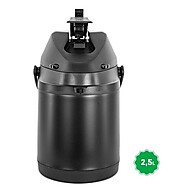 Garrafa Térmica Preta Inox 2.5L - Mantém Bebida Quente e Fria - imagem 2