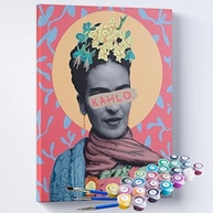 Kit Pintura Terapêutica com Colagem Frida Kahlo - Atividade Relaxante e Criativa - imagem 2