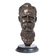 Busto de Friedrich Nietzsche - Escultura Original em Resina - Decoração Filosófica e Presente Inteligente - imagem 1