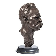 Busto de Friedrich Nietzsche - Escultura Original em Resina - Decoração Filosófica e Presente Inteligente - imagem 3