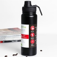 Garrafa Térmica Esportiva 800ml Aço Inox 304 - Mantém Frio por 12h e Quente por 8h com Tampa Antivazamento e Infusor de Frutas - imagem 2