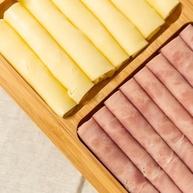 Porta Frios Duplo de Bambu com Tampa Linha Sense - Elegância Natural para sua Cozinha - imagem 4