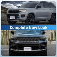 Moldura de Placa Frontal Premium para Jeep Compass, Grand Cherokee e Wagoneer | Sem Furos - imagem 3