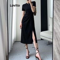 Vestido Lovito: Elegância Casual com Nó Frontal - imagem 2