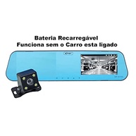Espelho Retrovisor Knup KP-S103: Câmera Frontal/Ré, Gravação HD e Tela LCD 4.3" - imagem 3