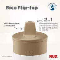 NUK Copo Mini-Me Flip 2 em 1 Disney Frozen 450ml - Versátil e Divertido para Crianças - imagem 5