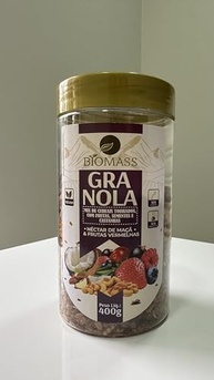 Granola Biomass Néctar de Maçã e Frutas Vermelhas, Vegano, 400g (BOWL) - imagem 4