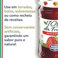 Geleia ITALIANA Morango e Frutas Silvestres MENZ & GASSER 240g Sem Açúcar Adicionado 2 Unidades 100% Fruta - imagem 4